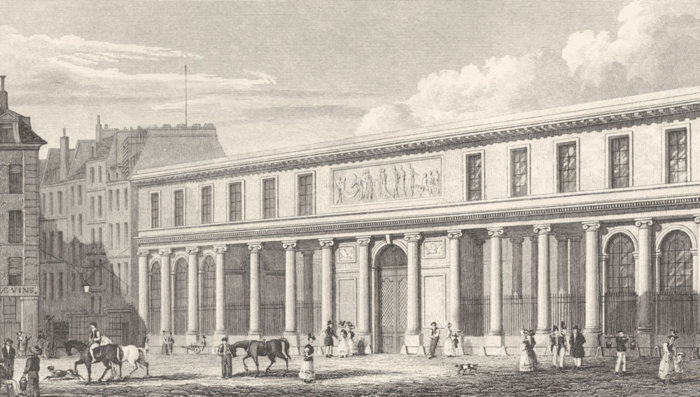 PARIS. Ecole de Medecine 1831 old antique vintage print picture